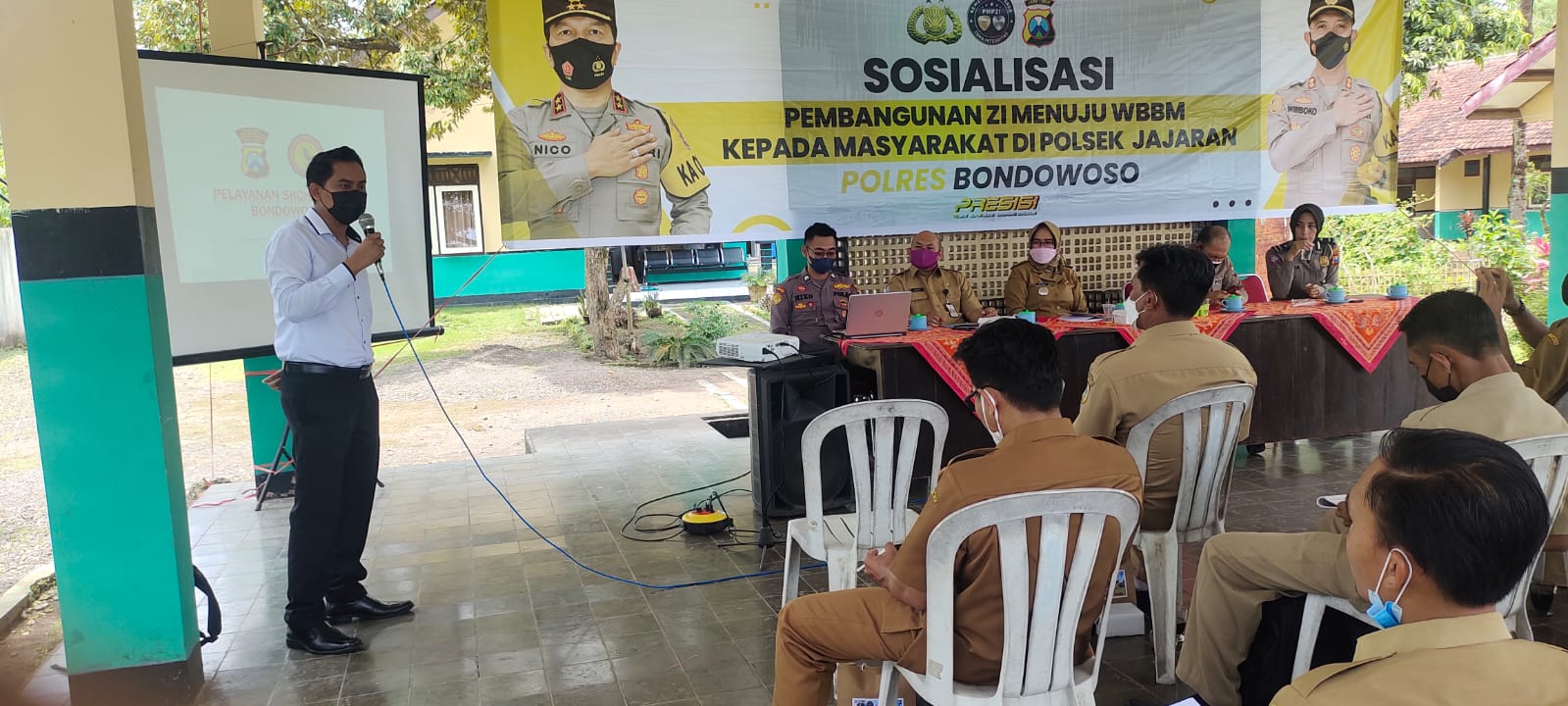 SOSIALISASI PEMBANGUNAN ZI SKCK POLRES BONDOWOSO